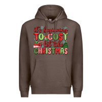 Coffee it's beginning to cost a lot like christmas Premium Hoodie - MaliasSmallBusiness