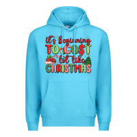 Ocean Blue it's beginning to cost a lot like christmas Premium Hoodie - MaliasSmallBusiness