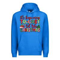 True Royal it's beginning to cost a lot like christmas Premium Hoodie - MaliasSmallBusiness