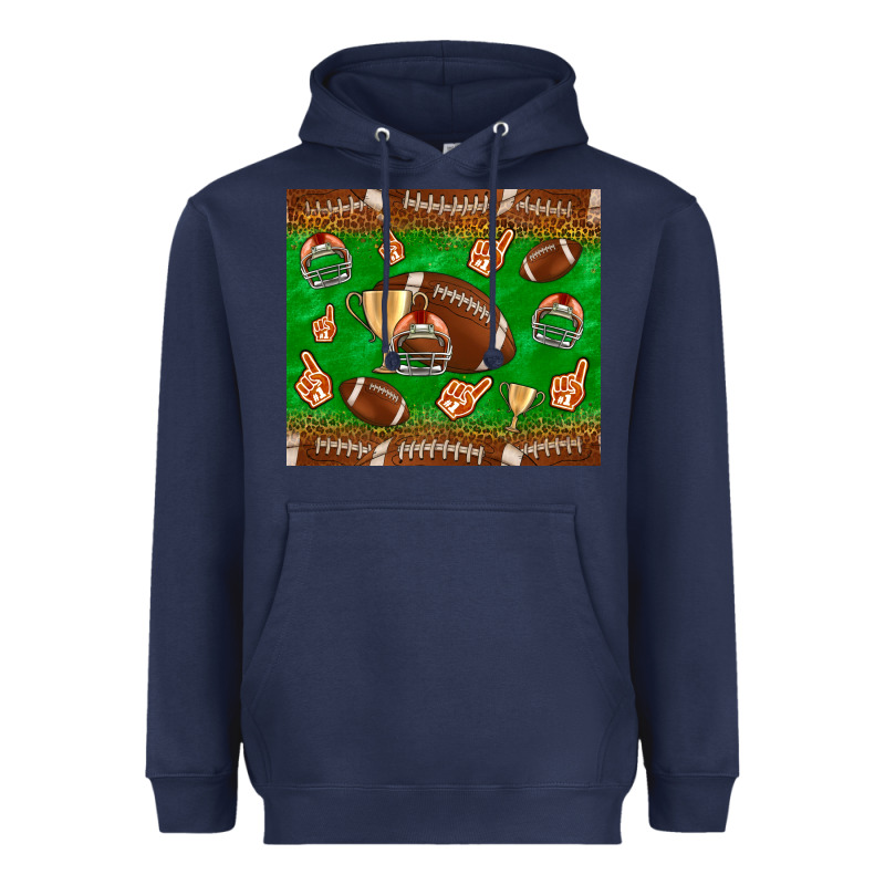 Football Leopard Heavyweight Hoodie by NancyCooperArtShop | Teevron