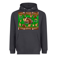 Smoke football leopard Heavyweight Hoodie - NancyCooperArtShop