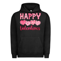 Pigment Black happy valentines Urban Hoodie - LillyAllenDesigns