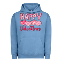 Pigment Pebble Blue happy valentines Urban Hoodie - LillyAllenDesigns
