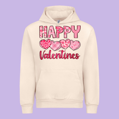 Happy Valentines Urban Hoodie Designed By Lillyallendesigns