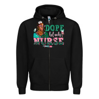 Black afro  nurse dope black Zipper Hoodie - AdoDesignShop