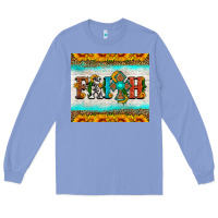 Colony Blue faith cross and sunflower tumbler Long Sleeve Tee - HRA Design Shop