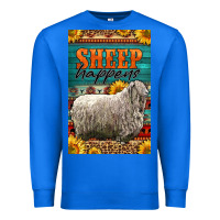 True Royal Western Sheep Happens Sunflowers Premium Sweatshirt - LillyAllenDesigns