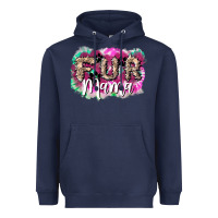Navy fur mama Heavyweight Hoodie - NancyCooperArtShop