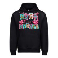 Black hugs and kisses Urban Hoodie - LillyAllenDesigns