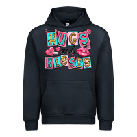 Navy hugs and kisses Urban Hoodie - LillyAllenDesigns