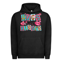 Pigment Black hugs and kisses Urban Hoodie - LillyAllenDesigns