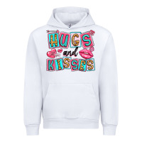 White hugs and kisses Urban Hoodie - LillyAllenDesigns