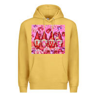 Antique Gold love gnomies with gift boxes Premium Hoodie - NancyCooperArtShop
