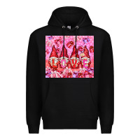 Black love gnomies with gift boxes Premium Hoodie - NancyCooperArtShop