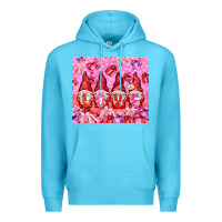 Ocean Blue love gnomies with gift boxes Premium Hoodie - NancyCooperArtShop