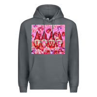 Rock love gnomies with gift boxes Premium Hoodie - NancyCooperArtShop