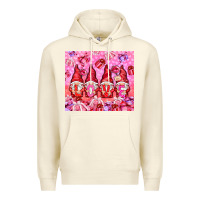 Sandshell love gnomies with gift boxes Premium Hoodie - NancyCooperArtShop