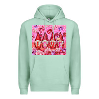 Seafoam love gnomies with gift boxes Premium Hoodie - NancyCooperArtShop