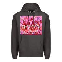 Smoke love gnomies with gift boxes Premium Hoodie - NancyCooperArtShop