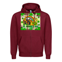 Burgundy i dig st patrick s day Zipper Hoodie - JahusDesignShop
