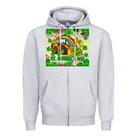 Heather Grey i dig st patrick s day Zipper Hoodie - JahusDesignShop