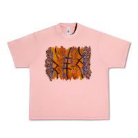 Salmon basketball brushstroke Urban Heavy Tee - Zillion Design Studio