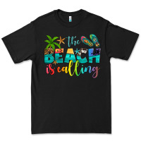 Black the beach is calling Premium Tee - Artiststas