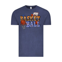 Vintage Denim basketball Vintage Tee - texasbilliewilder