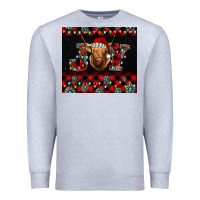 Heather Grey highland cow joy Christmas Premium Sweatshirt - BarkalooDesign