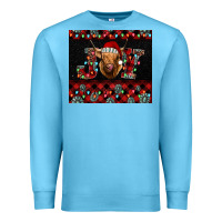 Ocean Blue highland cow joy Christmas Premium Sweatshirt - BarkalooDesign