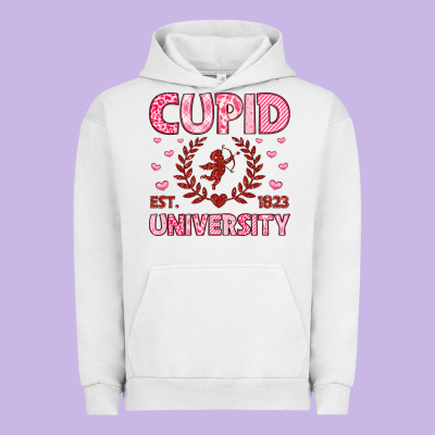 Cupid University Urban Hoodie Designed By Lillyallendesigns