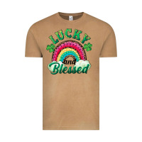 Vintage Camel Lucky and blessed rainbow Vintage Tee - RanaPortraitStore