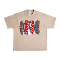 French Oak baseball brushstroke Urban Heavy Tee - Zillion Design Studio