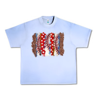 Grape Ice baseball brushstroke Urban Heavy Tee - Zillion Design Studio