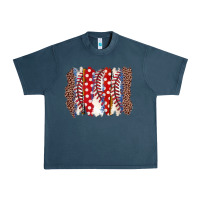 Midnight Navy baseball brushstroke Urban Heavy Tee - Zillion Design Studio