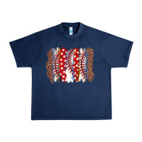 Navy baseball brushstroke Urban Heavy Tee - Zillion Design Studio