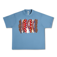 Pebble Blue baseball brushstroke Urban Heavy Tee - Zillion Design Studio