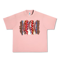 Salmon baseball brushstroke Urban Heavy Tee - Zillion Design Studio
