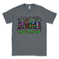 Charcoal Heather home sweet home Classic Tee - CowhideDigitalArt