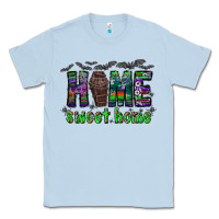 Dusty Blue home sweet home Classic Tee - CowhideDigitalArt