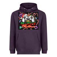 Plum gamer merry christmas Heavyweight Hoodie - NancyCooperArtShop