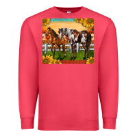 Cardinal Western Ranch Horses Premium Sweatshirt - LillyAllenDesigns