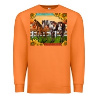 Carrot Western Ranch Horses Premium Sweatshirt - LillyAllenDesigns