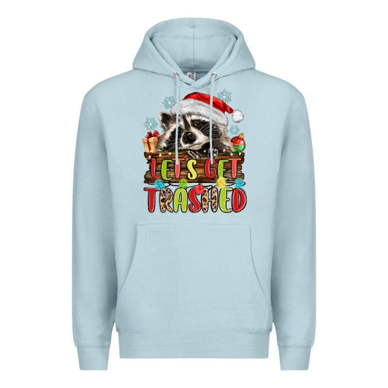 Lets Get Trashed With Raccoon Premium Hoodie by MaliasSmallBusiness | Teevron