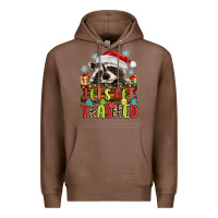 Chestnut lets get trashed with raccoon Premium Hoodie - MaliasSmallBusiness