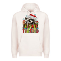 Pale Pink lets get trashed with raccoon Premium Hoodie - MaliasSmallBusiness