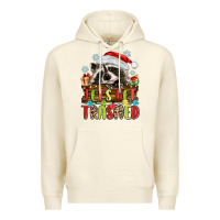 Sandshell lets get trashed with raccoon Premium Hoodie - MaliasSmallBusiness