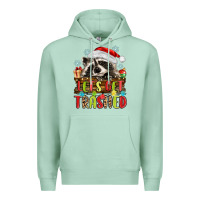 Seafoam lets get trashed with raccoon Premium Hoodie - MaliasSmallBusiness