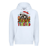 White lets get trashed with raccoon Premium Hoodie - MaliasSmallBusiness