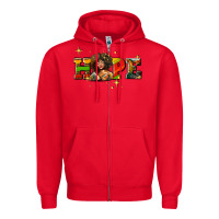 Red hope juneteenth Zipper Hoodie - AdoDesignShop